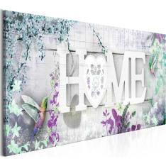 Artgeist Home And Hummingbirds  Green Narrow taulu