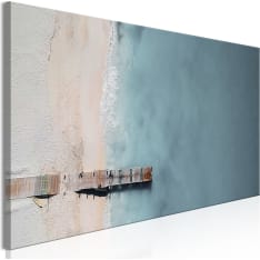 Artgeist Sea And Wooden Bridge  Narrow Grey taulu