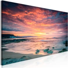 Artgeist Beach In Crete  Narrow Red taulu