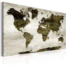 Artgeist World Map: Green Planet taulu