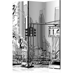 Artgeist Street In New York City 3-osainen sermi