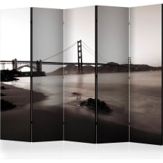 Artgeist San Francisco: Golden Gate Bridge In Black And 5-osainen II sermi