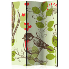 Artgeist Bird And Lilies Vintage Pattern 3-osainen sermi