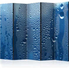 Artgeist Water Drops On Blue Glass 5-osainen sermi