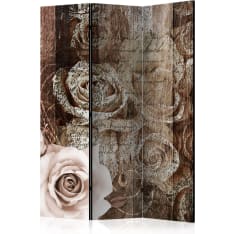 Artgeist Old Wood & Roses 3-osainen sermi