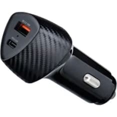 Forcell 1xUSB-C / 1xUSB-A 38 W pikalataava autolaturi