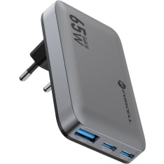Forcell GaN3 2xUSB-C / 1xUSB-A 65 W Ultra Slim pikalaturi