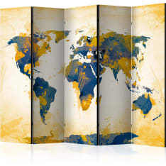 Artgeist Map Of The World - Sun And Sky 5-osainen sermi