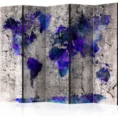 Artgeist World Map: Ink Blots 5-osainen sermi