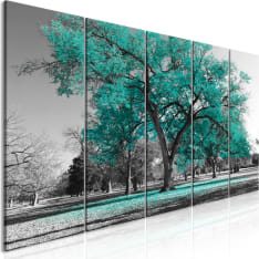 Artgeist Autumn In The Park  Narrow Turquoise taulusetti