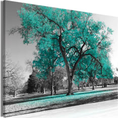 Artgeist Autumn In The Park  Wide Turquoise taulu