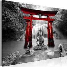 Artgeist Buddha Smile  Wide Red taulu