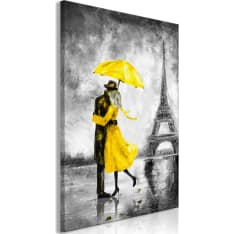 Artgeist Paris Fog  Vertical Yellow taulu