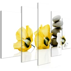 Artgeist Calm Mallow  Wide Yellow taulusetti