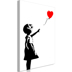 Artgeist Little Girl With A Balloon  Vertical taulu