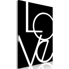 Artgeist Black And White: Love  Vertical taulu