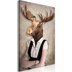 Artgeist Brainy Moose  Vertical taulu