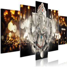 Artgeist Buddha'S Philosophy  Silver Wide taulusetti