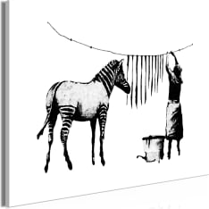 Artgeist Banksy: Washing Zebra  Wide taulu