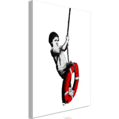 Artgeist Banksy: Boy On Rope  Vertical taulu