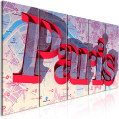 Artgeist Red Paris  Narrow taulusetti