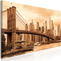 Artgeist Road To Manhattan  Narrow Sepia taulu