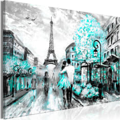 Artgeist Colourful Rendez-Vous  Wide Turquoise taulu