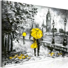 Artgeist Walk In London  Wide Yellow taulu