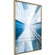 Poster - Steel and Glass (Blue)