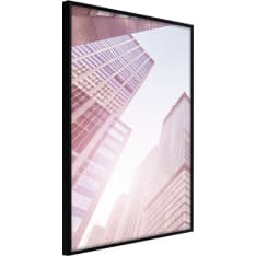 Artgeist Steel And Glass (Pink) juliste