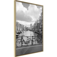 Poster - Bicycles Against Canal