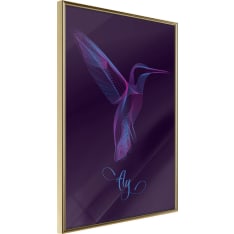 Artgeist Fluorescent Hummingbird juliste