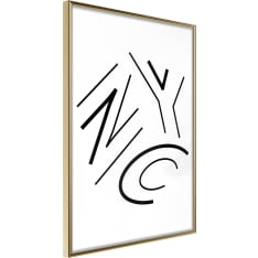 Artgeist Three Letters juliste