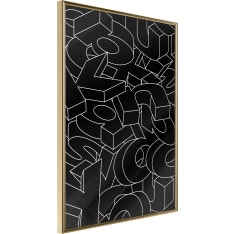 Poster - Scattered Letters