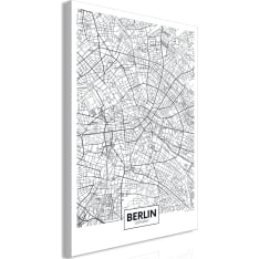 Artgeist Map Of Berlin  Vertical taulu