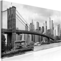 Artgeist Road To Manhattan Narrow Black And White taulu