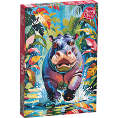 CherryPazzi Happy Hippo 500p jigsaw puzzle