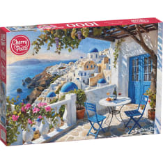 CherryPazzi Santorini Blues 1000p jigsaw puzzle