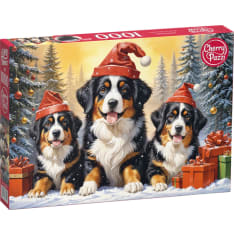 CherryPazzi Holiday Puppies 1000p palapeli