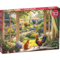 CherryPazzi Enjoying the View 1000p jigsaw puzzle