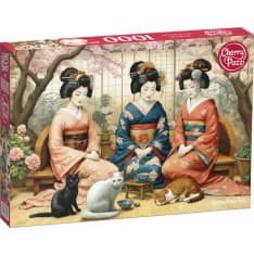 CherryPazzi Springtime Tea 1000p jigsaw puzzle