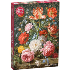 CherryPazzi Nocturne of Flowers 1000-piece jigsaw puzzle