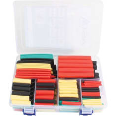 Asta 2.4–15.4 mm, 328-piece heat-shrink sleeve assortment with adhesive