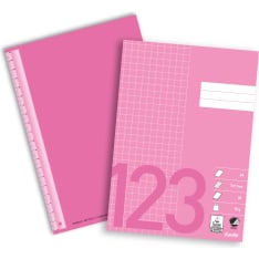 Bantex A5 pink school notebook