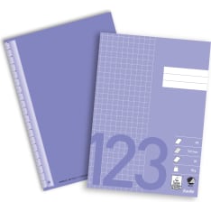 Bantex A5 light lilac school notebook
