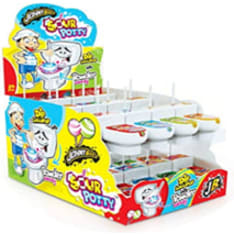 Johny Bee Sour Potty 19 g Dip Lollipop