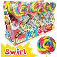Johny Bee Mike Pop Swirl 50 g Lollipop