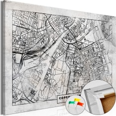 Artgeist Copenhagen Plan korkkitaulu