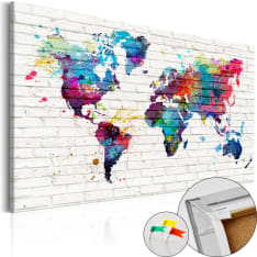 Artgeist Walls Of The World [Cork Map] korkkitaulu