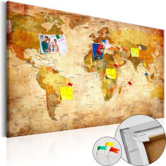 Artgeist World Map: Time Travel korkkitaulu